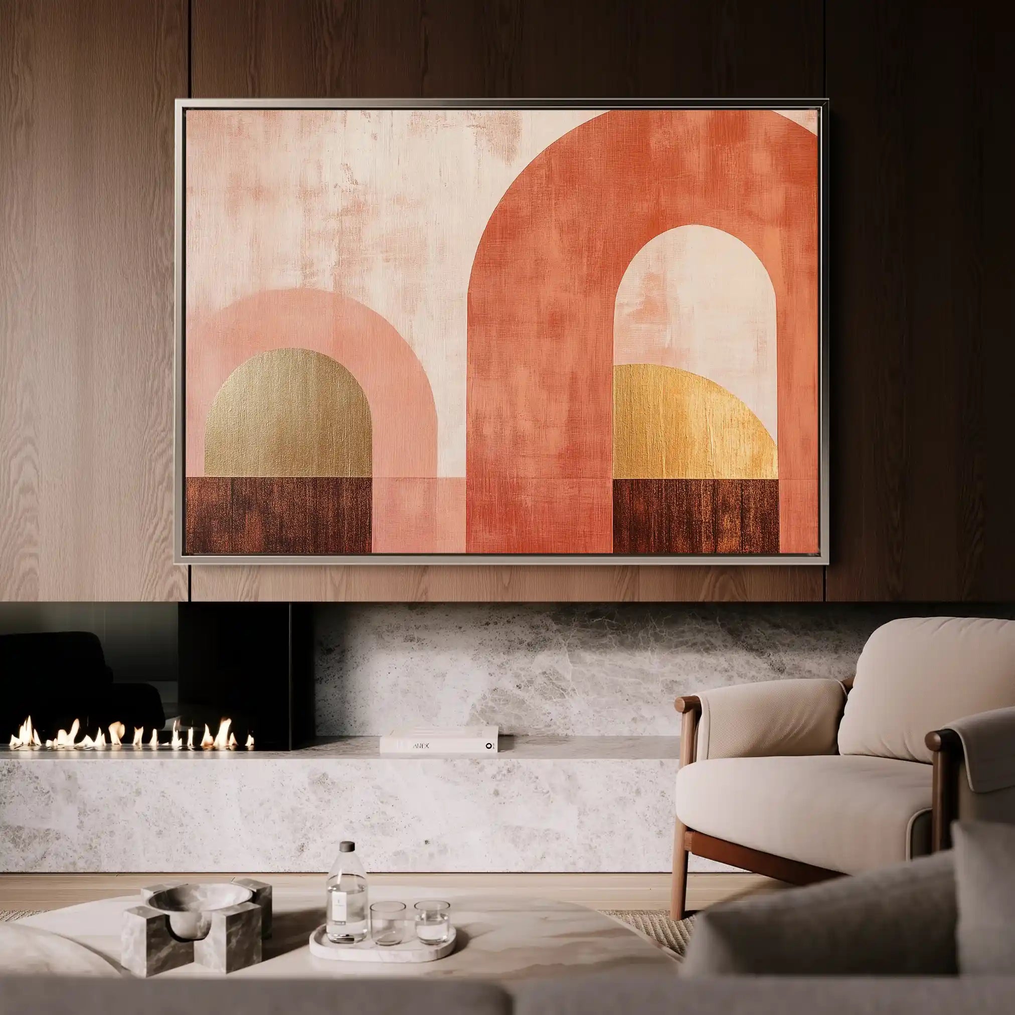 Boho 194 Canvas Art 90 x 60 cm / Stretched on hidden frame