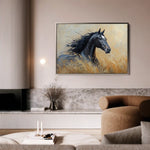Horses 194 Canvas Art 90 x 60 cm / Stretched on hidden frame