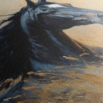 Horses 194 Canvas Art 90 x 60 cm / Stretched on hidden frame