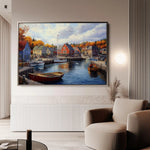 Landscape 194 Canvas Art 90 x 60 cm / Stretched on hidden frame
