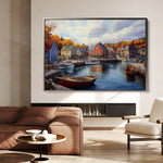 Landscape 194 Canvas Art 90 x 60 cm / Stretched on hidden frame