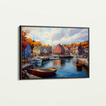 Landscape 194 Canvas Art 90 x 60 cm / Stretched on hidden frame