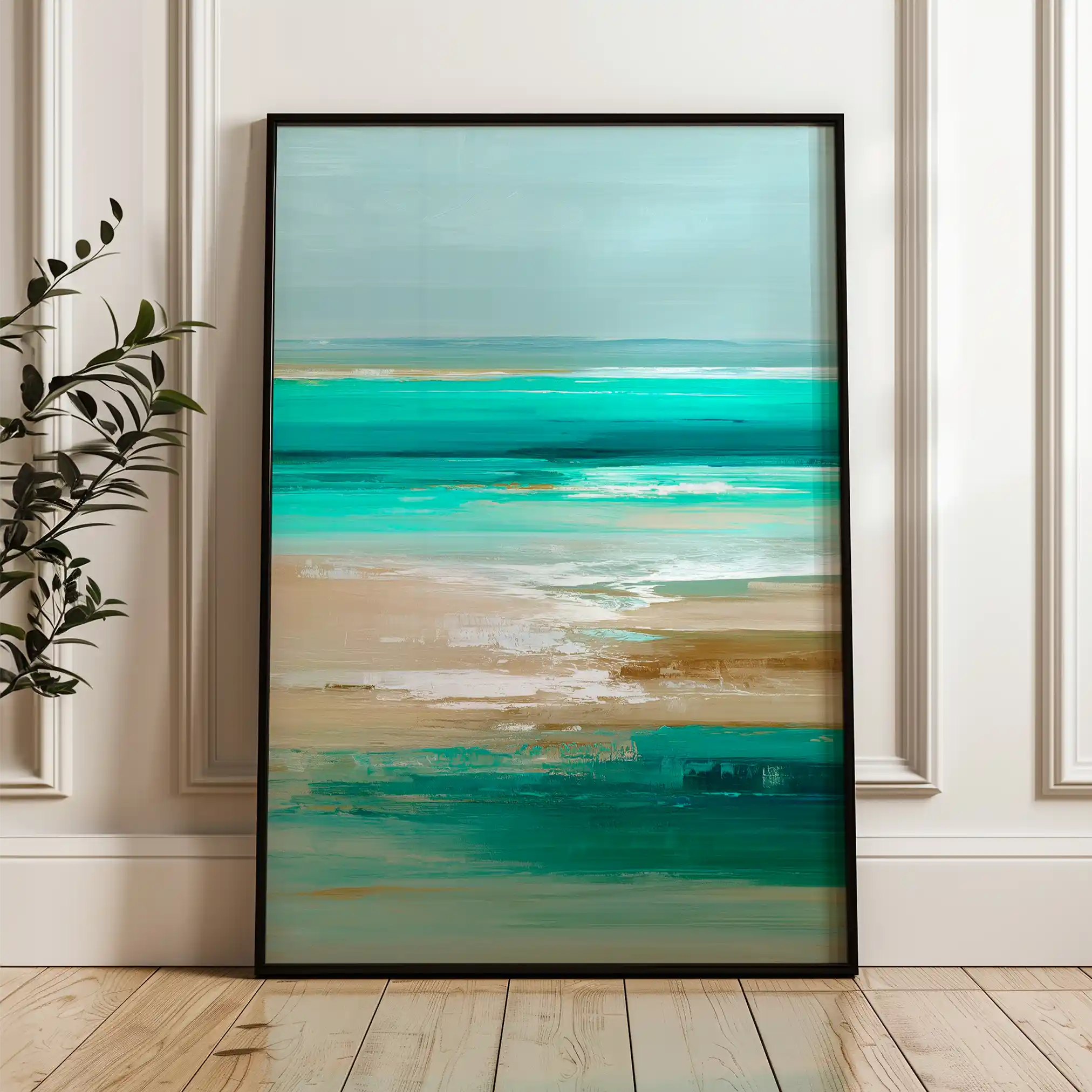Abstract 1941 Canvas Art 60 x 40 cm / Stretched on hidden frame