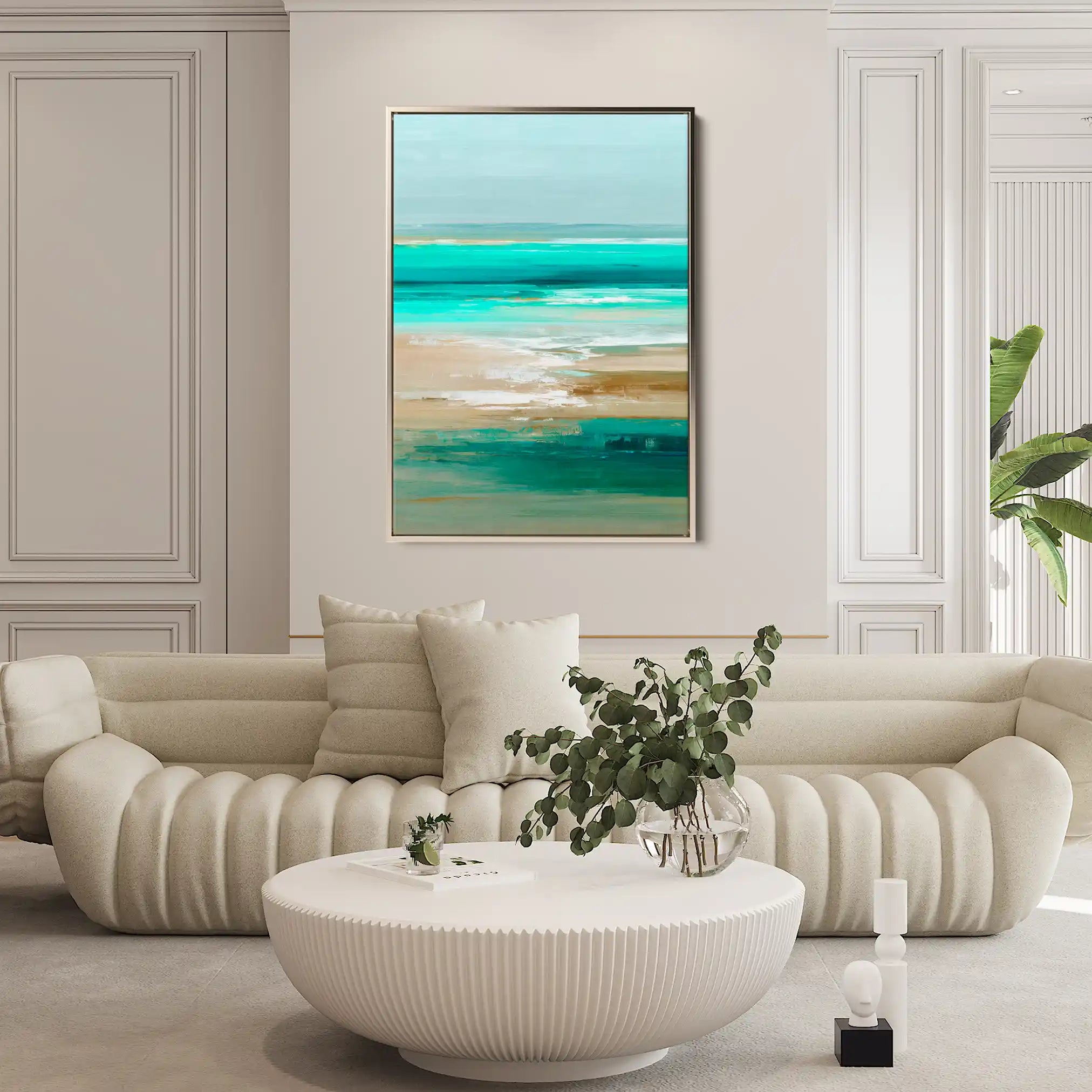Abstract 1941 Canvas Art 60 x 40 cm / Stretched on hidden frame
