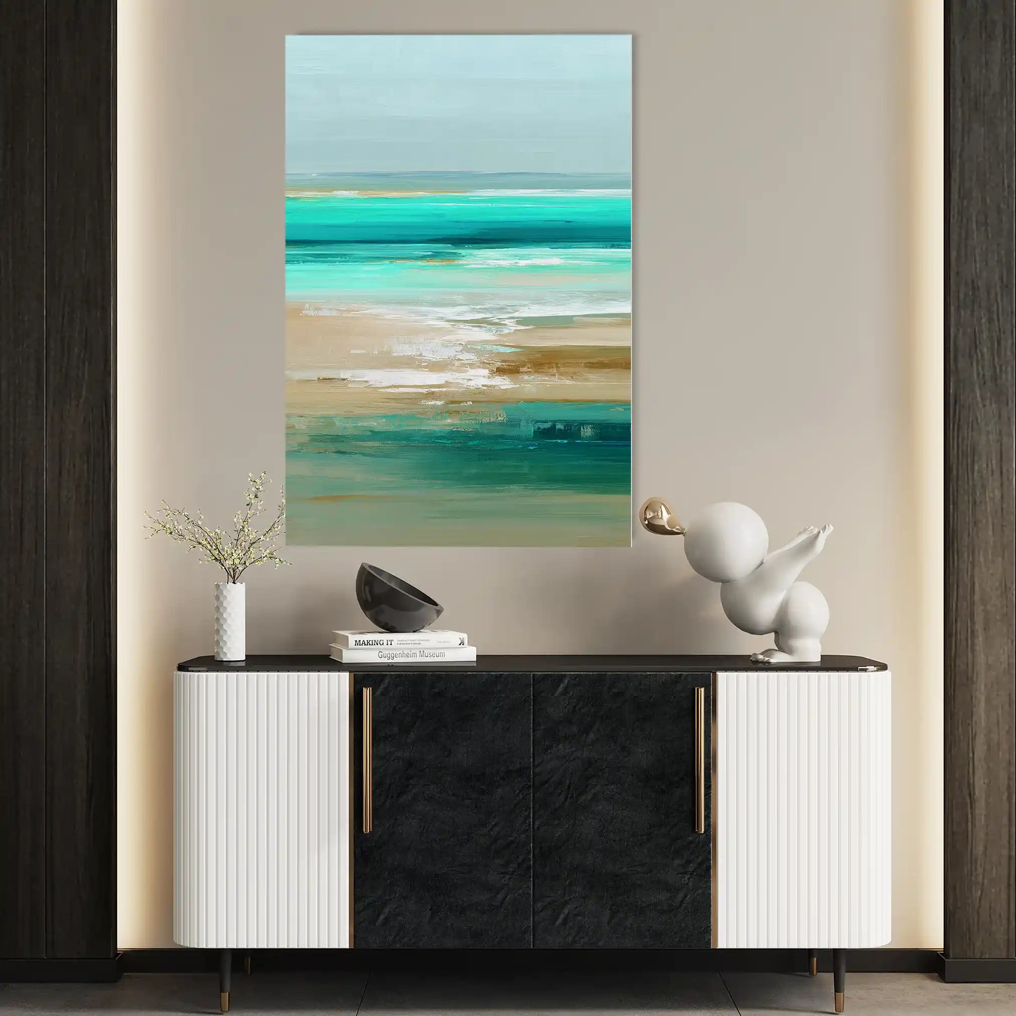 Abstract 1941 Canvas Art 60 x 40 cm / Stretched on hidden frame