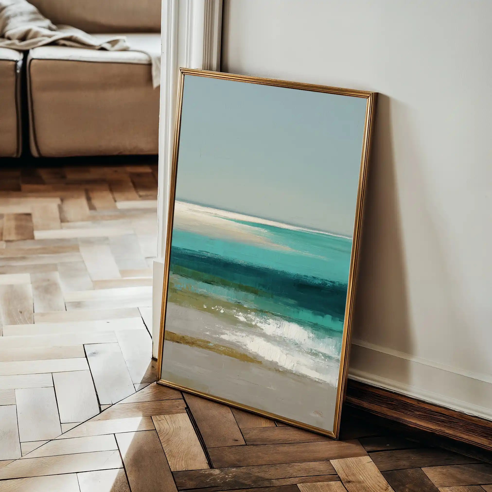 Abstract 1942 Canvas Art 60 x 40 cm / Stretched on hidden frame