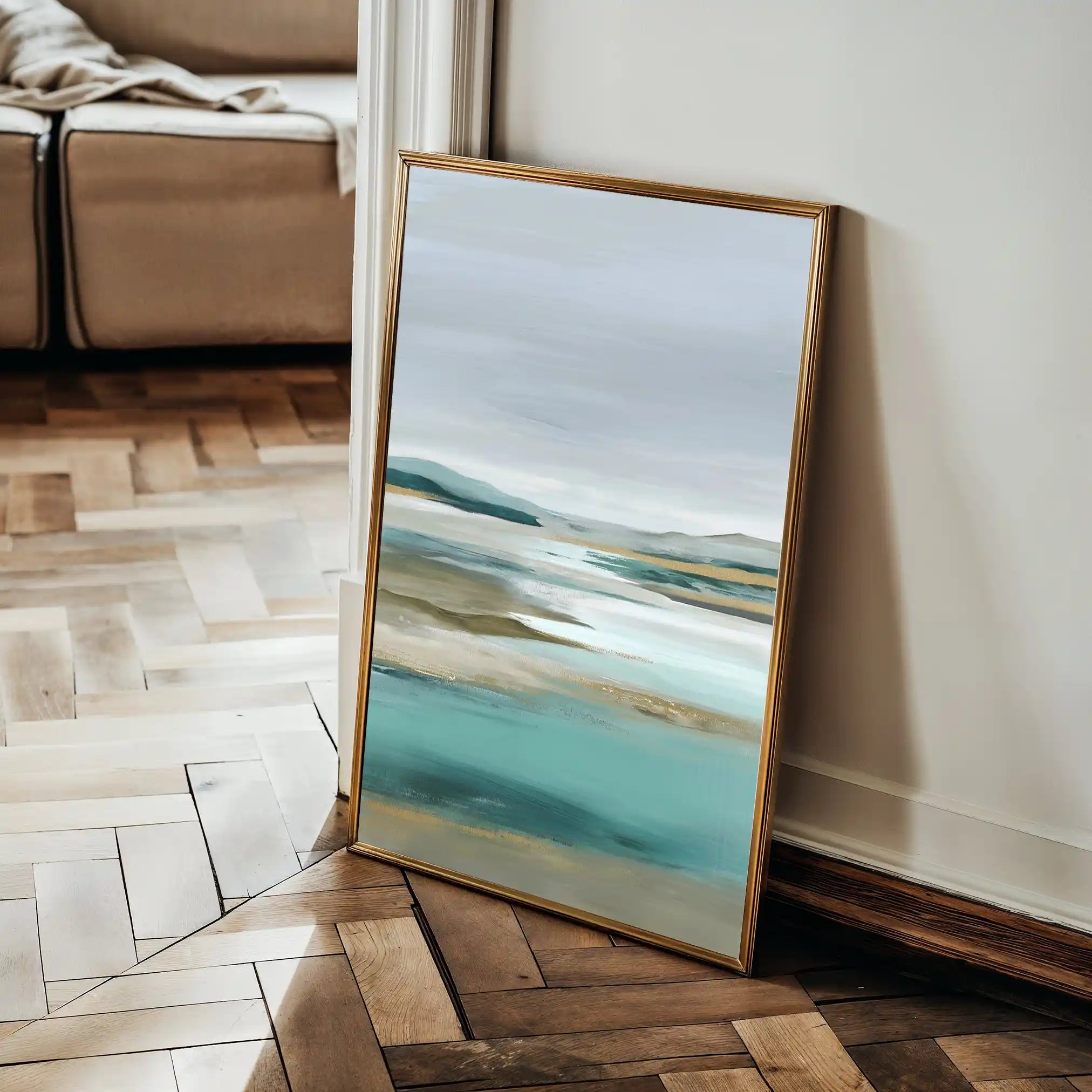 Abstract 1943 Canvas Art 60 x 40 cm / Stretched on hidden frame