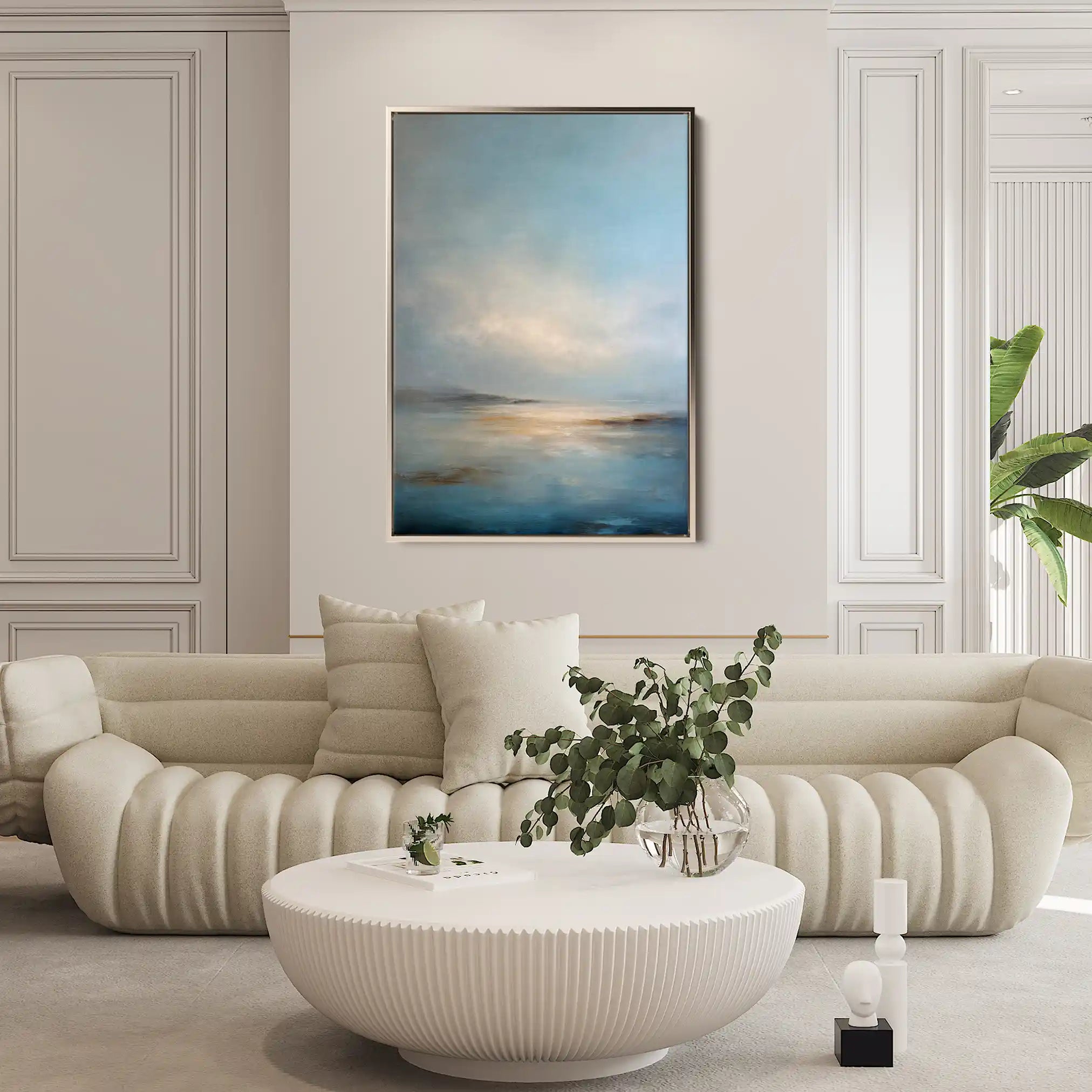 Abstract 1946 Canvas Art 60 x 40 cm / Stretched on hidden frame
