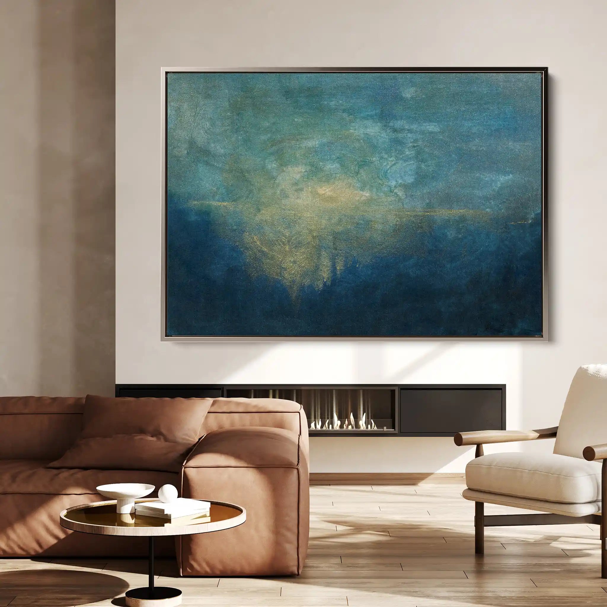Abstract 195 Canvas Art 60 x 40 cm / Stretched on hidden frame