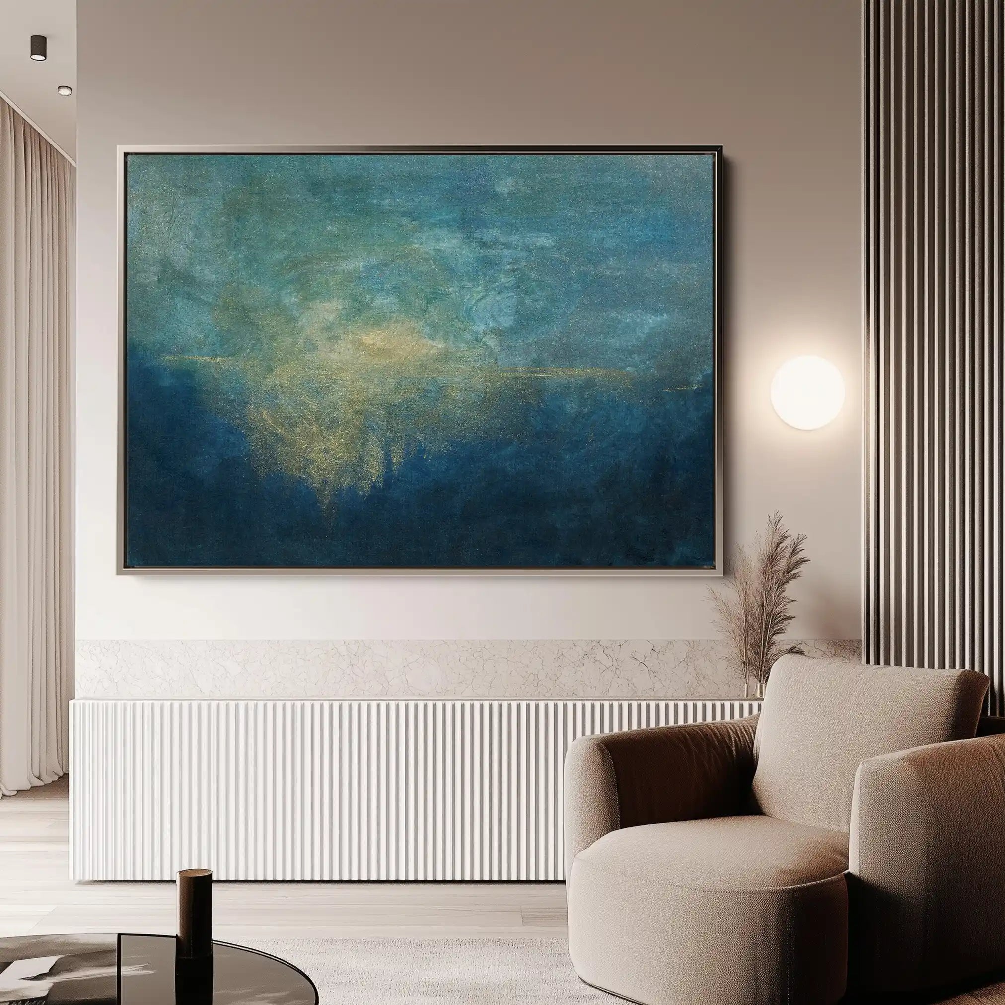 Abstract 195 Canvas Art 60 x 40 cm / Stretched on hidden frame