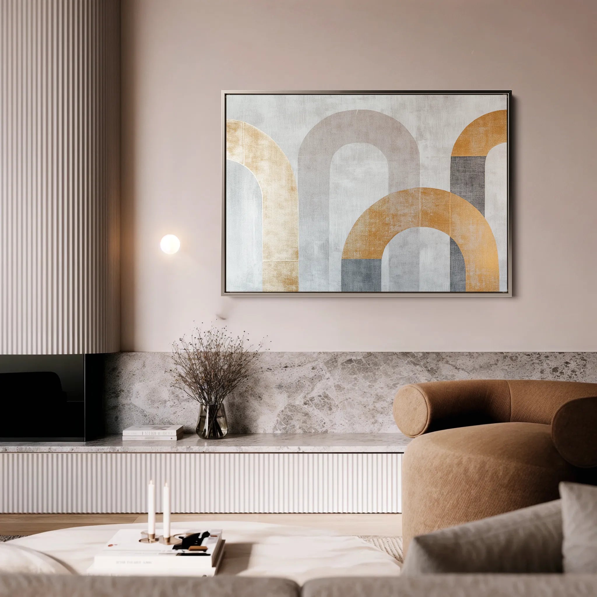Boho Canvas Wall Art WAD195-BH 90 x 60 cm / Stretched on hidden frame