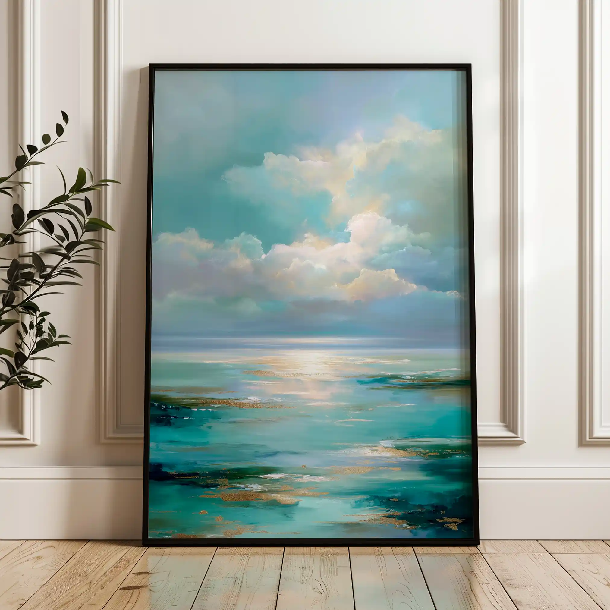 Abstract 1956 Canvas Art 60 x 40 cm / Stretched on hidden frame