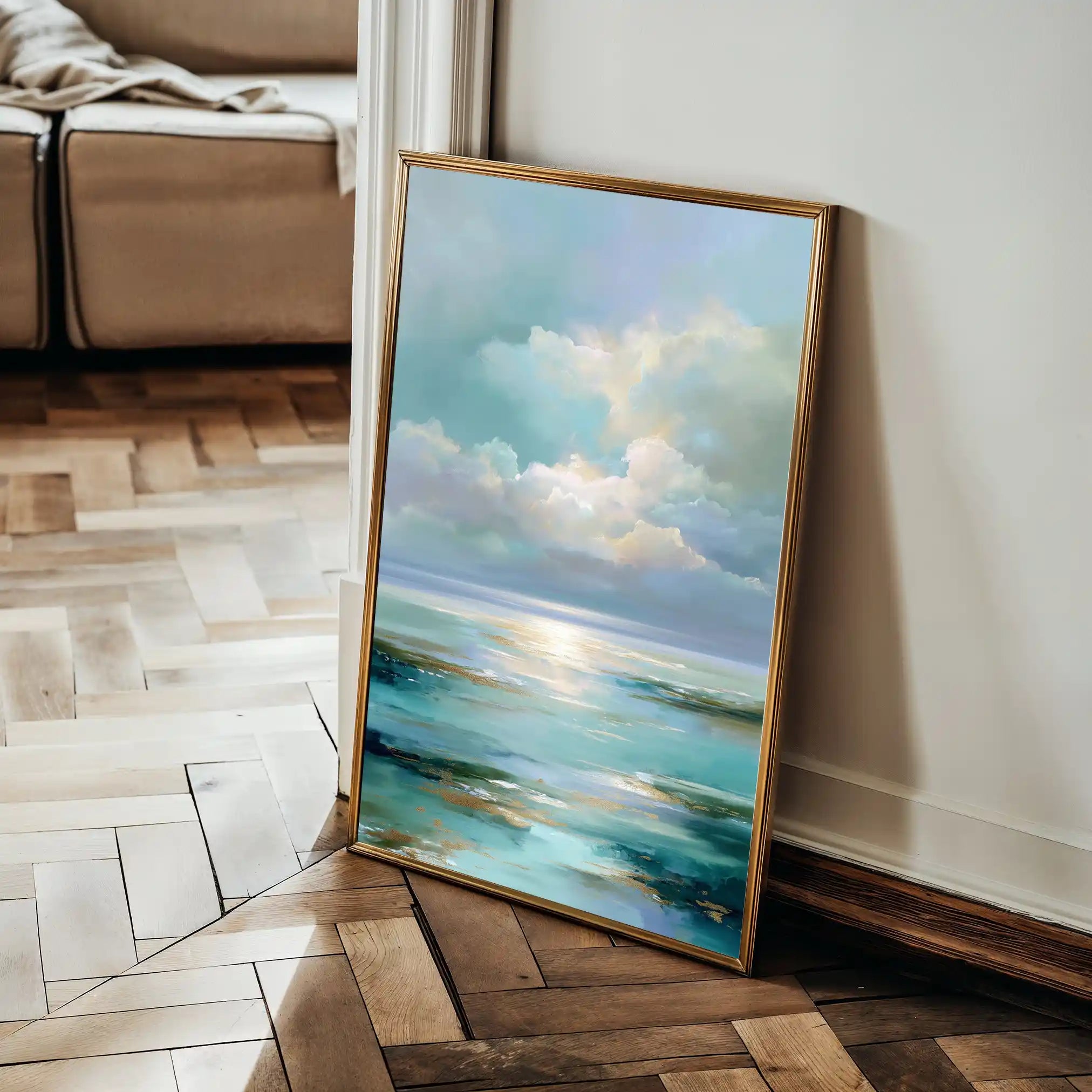 Abstract 1956 Canvas Art 60 x 40 cm / Stretched on hidden frame