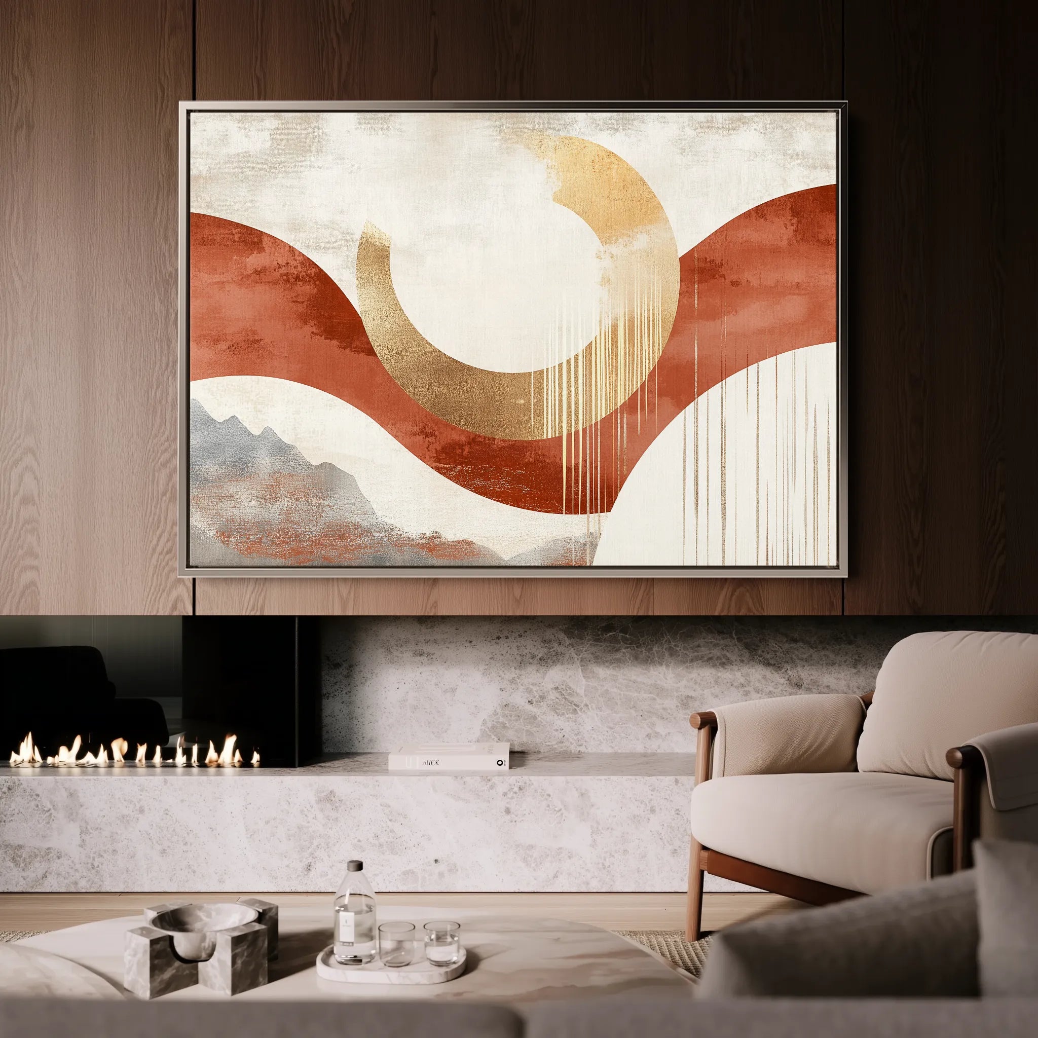 Boho Canvas Wall Art WAD196-BH 90 x 60 cm / Stretched on hidden frame