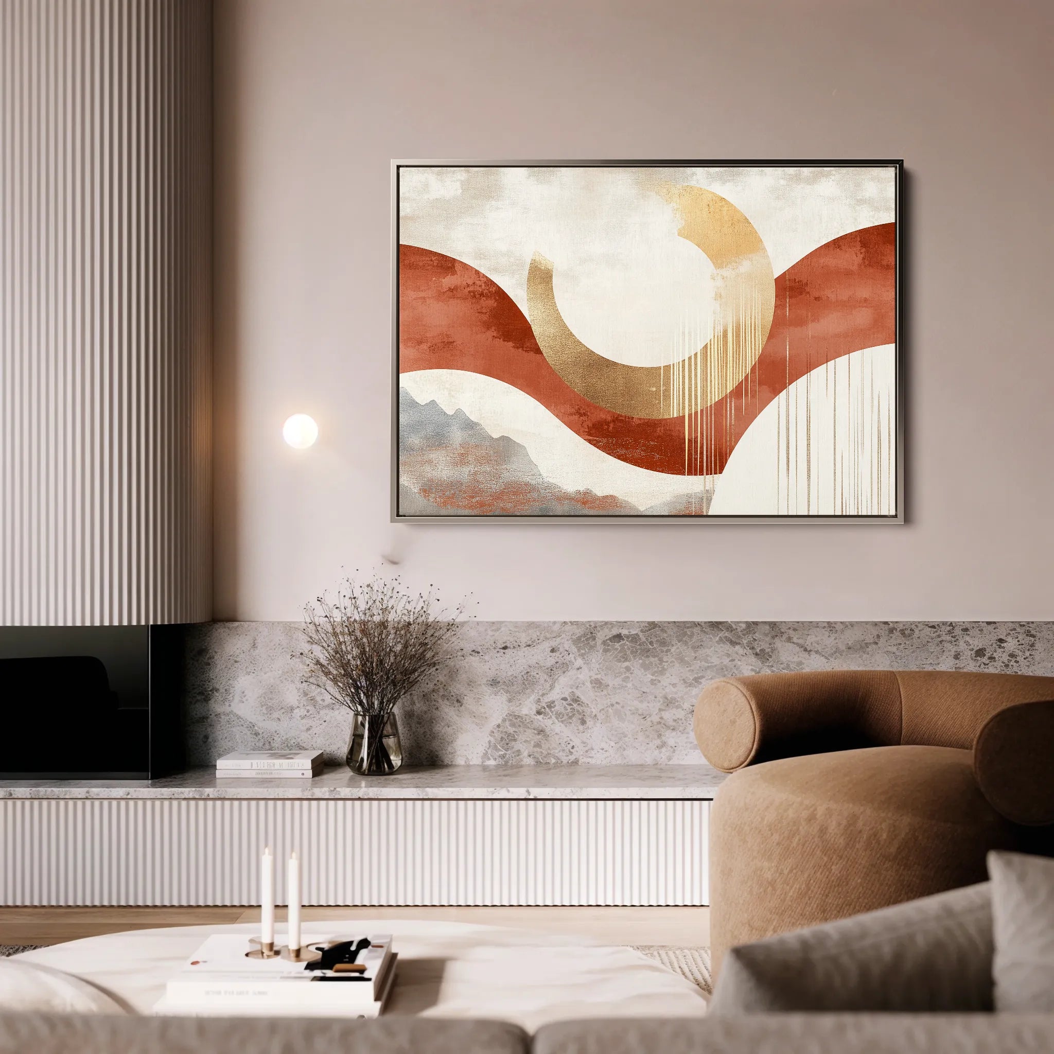 Boho Canvas Wall Art WAD196-BH 90 x 60 cm / Stretched on hidden frame