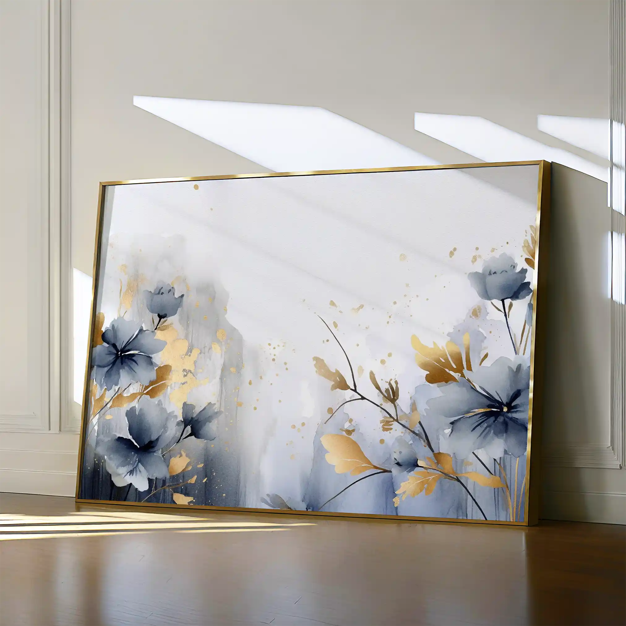 Floral Canvas Wall Art WAD196-F 90 x 60 cm / Stretched on hidden frame