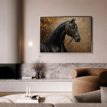 Horses 196 Canvas Art 90 x 60 cm / Stretched on hidden frame