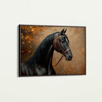 Horses 196 Canvas Art 90 x 60 cm / Stretched on hidden frame