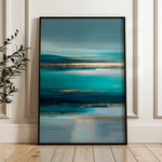 Abstract 1960 Canvas Art 60 x 40 cm / Stretched on hidden frame