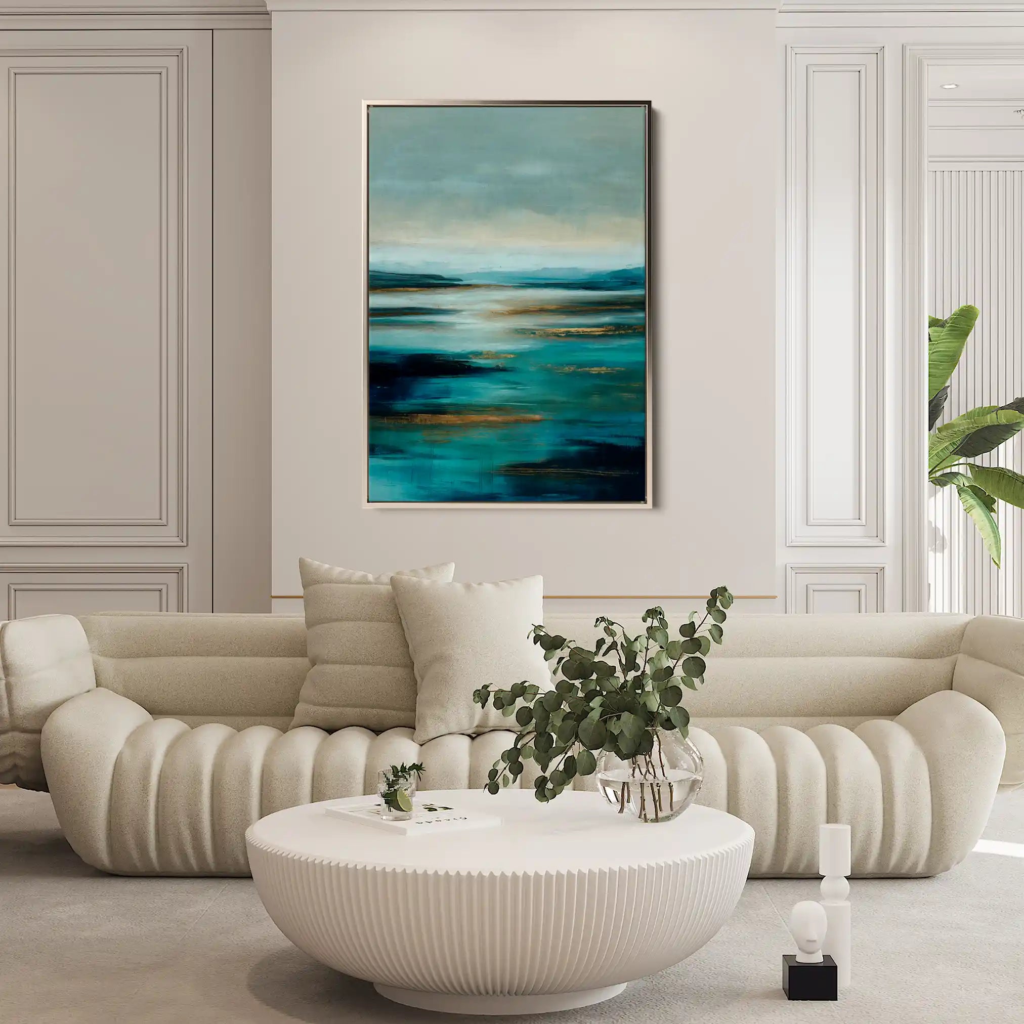 Abstract 1962 Canvas Art 60 x 40 cm / Stretched on hidden frame