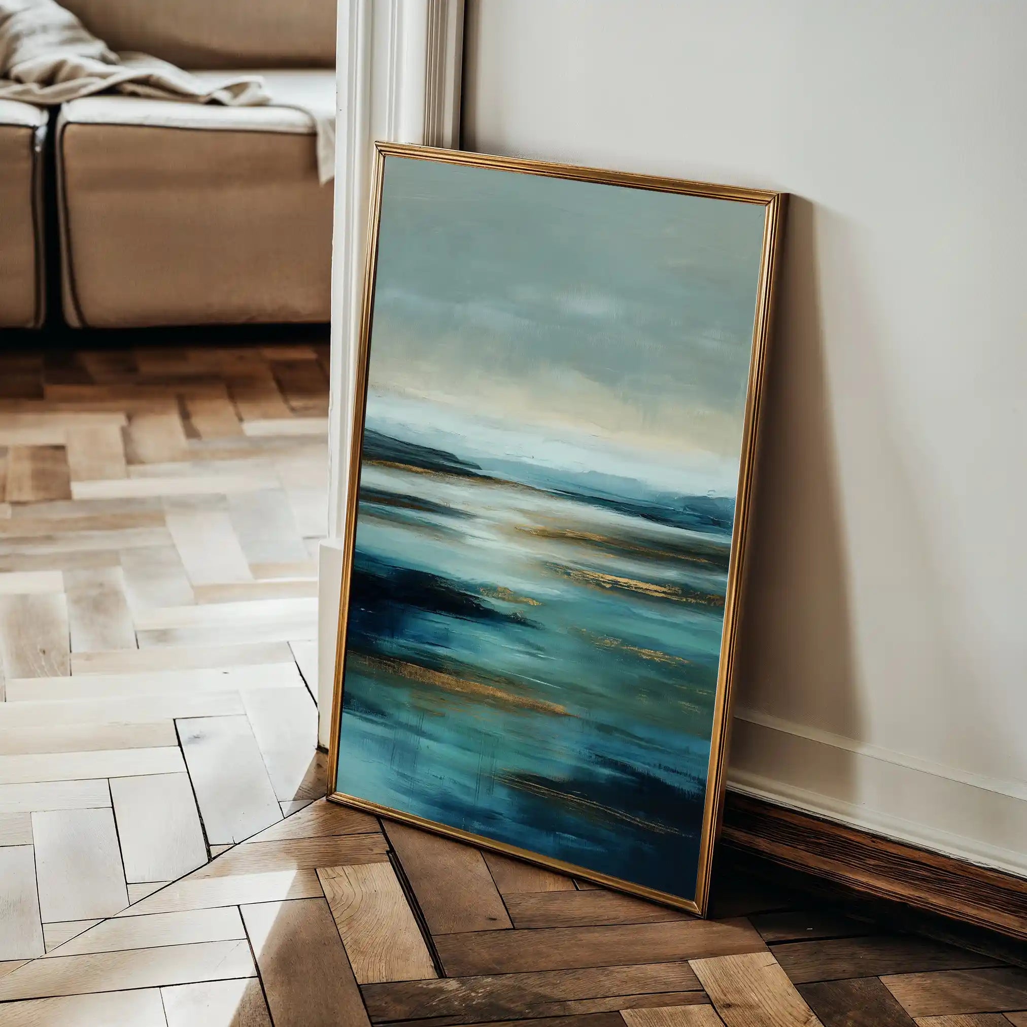 Abstract 1962 Canvas Art 60 x 40 cm / Stretched on hidden frame