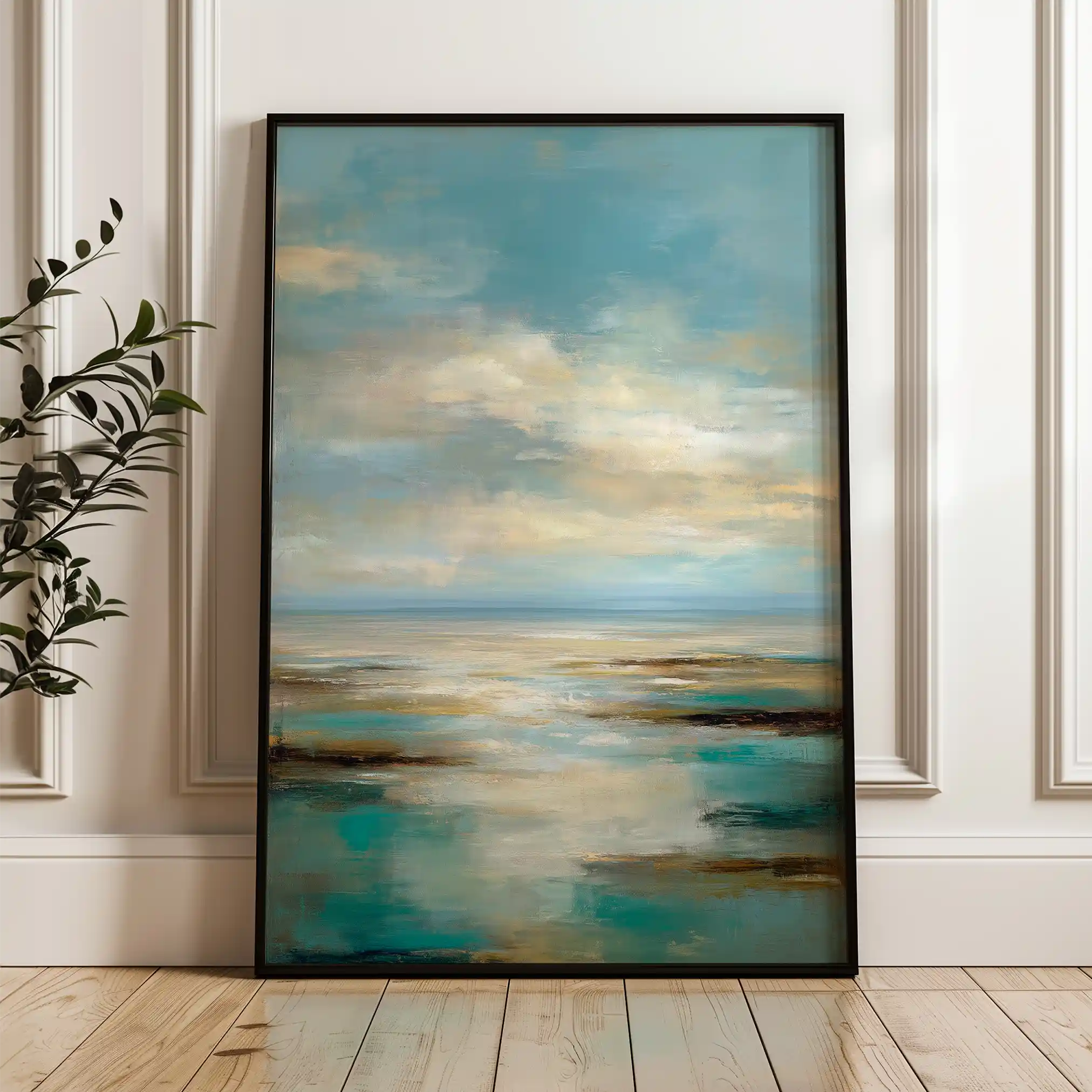 Abstract 1964 Canvas Art 60 x 40 cm / Stretched on hidden frame