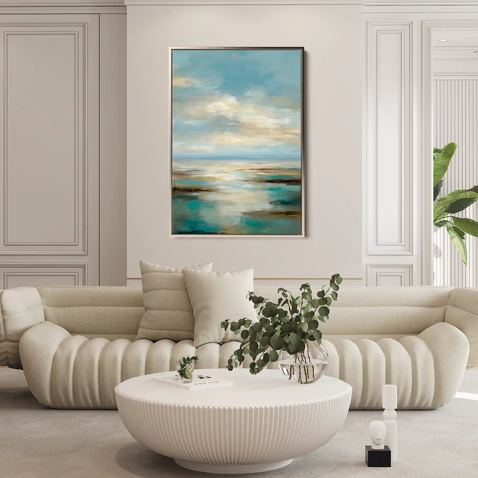 Abstract 1964 Canvas Art 60 x 40 cm / Stretched on hidden frame