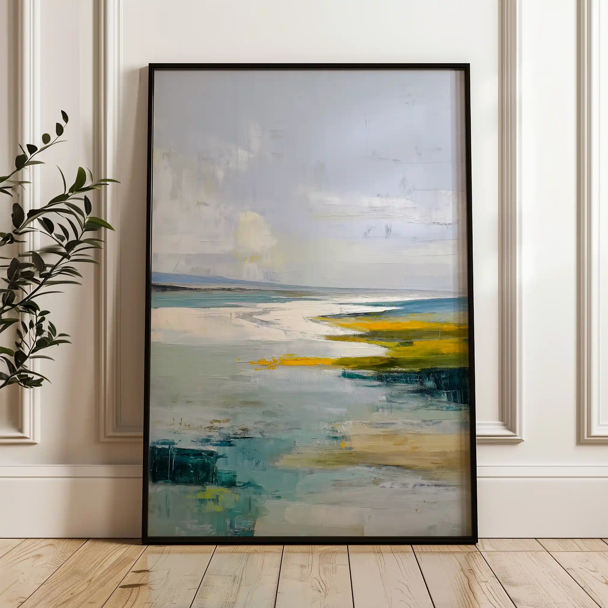 Abstract 1965 Canvas Art 60 x 40 cm / Stretched on hidden frame