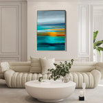 Abstract 1968 Canvas Art 60 x 40 cm / Stretched on hidden frame