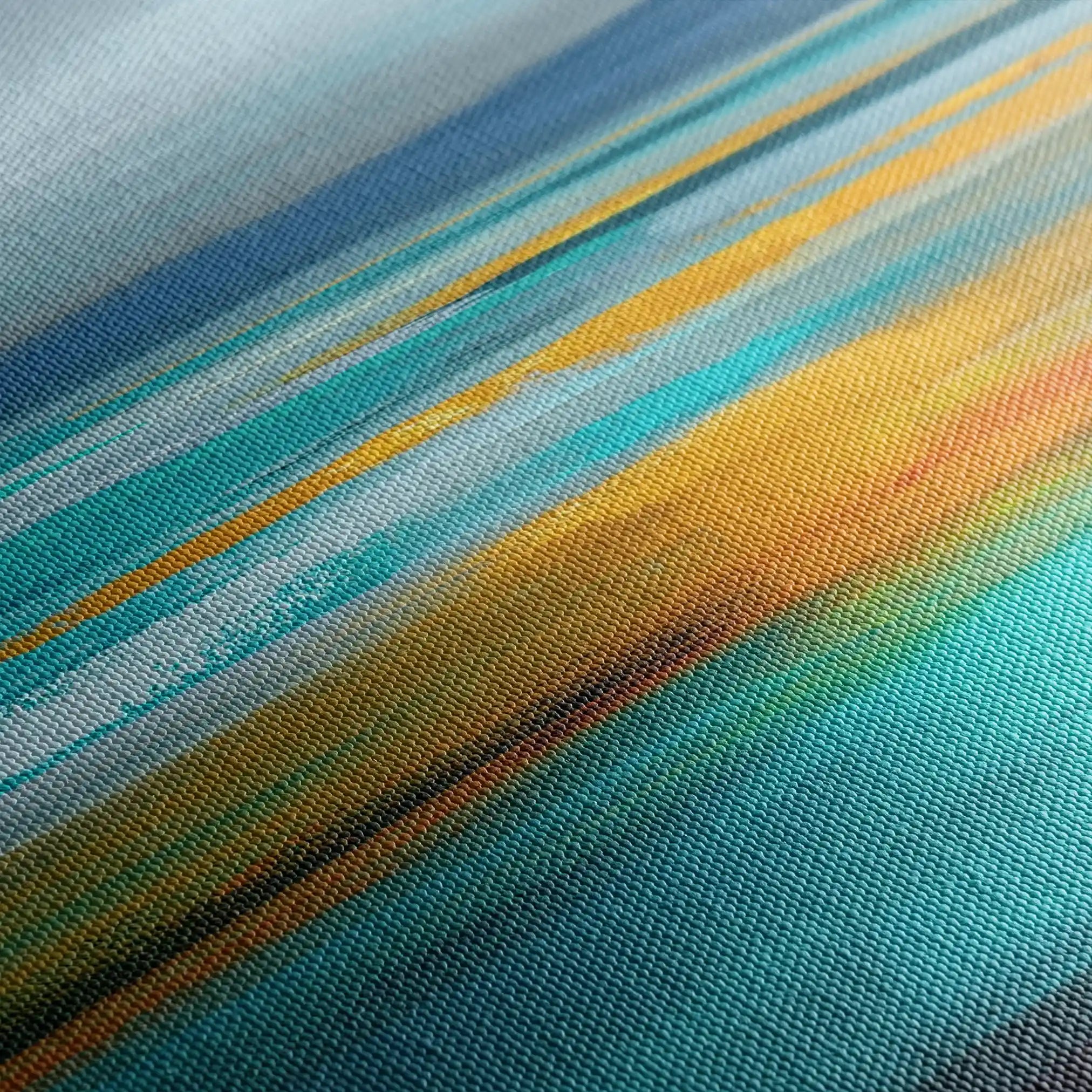 Abstract 1968 Canvas Art 60 x 40 cm / Stretched on hidden frame