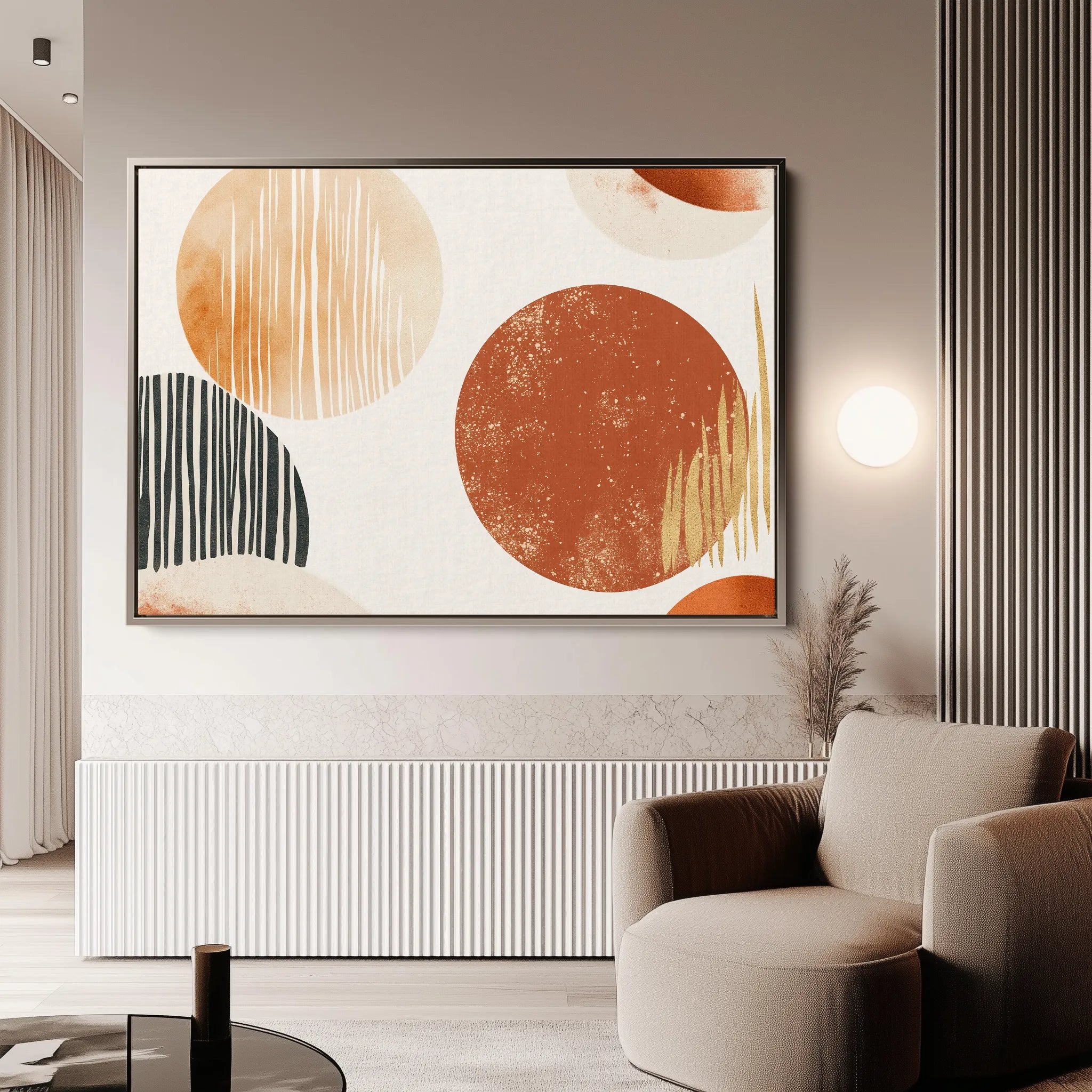 Boho Canvas Wall Art WAD197-BH 90 x 60 cm / Stretched on hidden frame