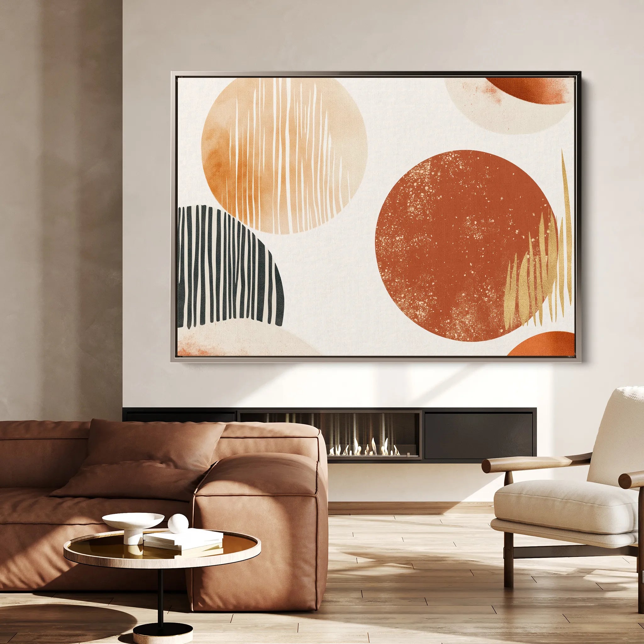 Boho Canvas Wall Art WAD197-BH 90 x 60 cm / Stretched on hidden frame