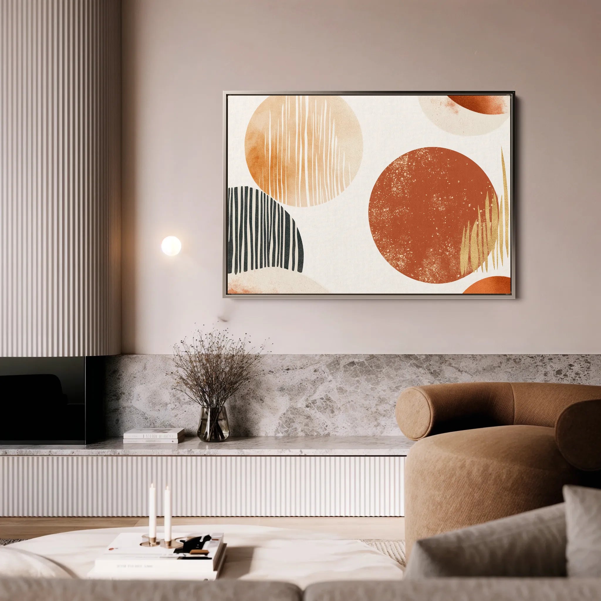 Boho Canvas Wall Art WAD197-BH 90 x 60 cm / Stretched on hidden frame