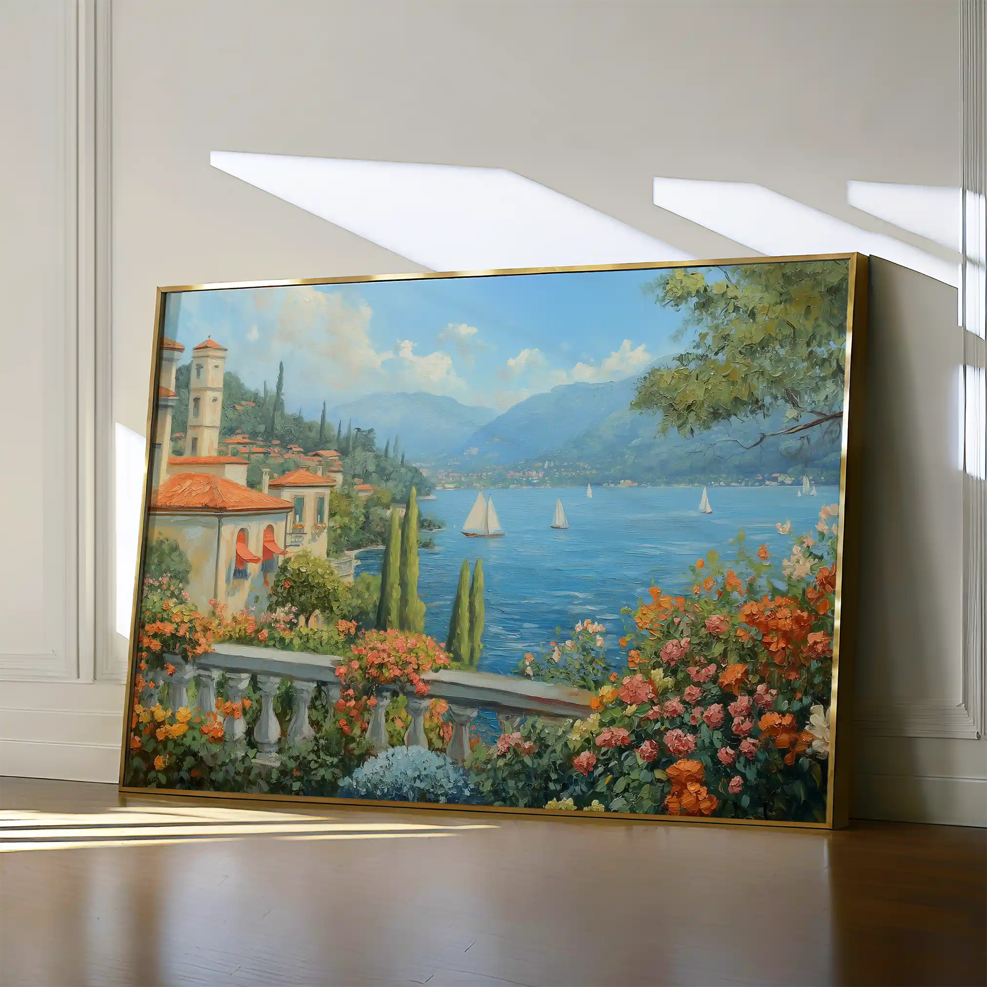 Landscape 197 Canvas Art 90 x 60 cm / Stretched on hidden frame