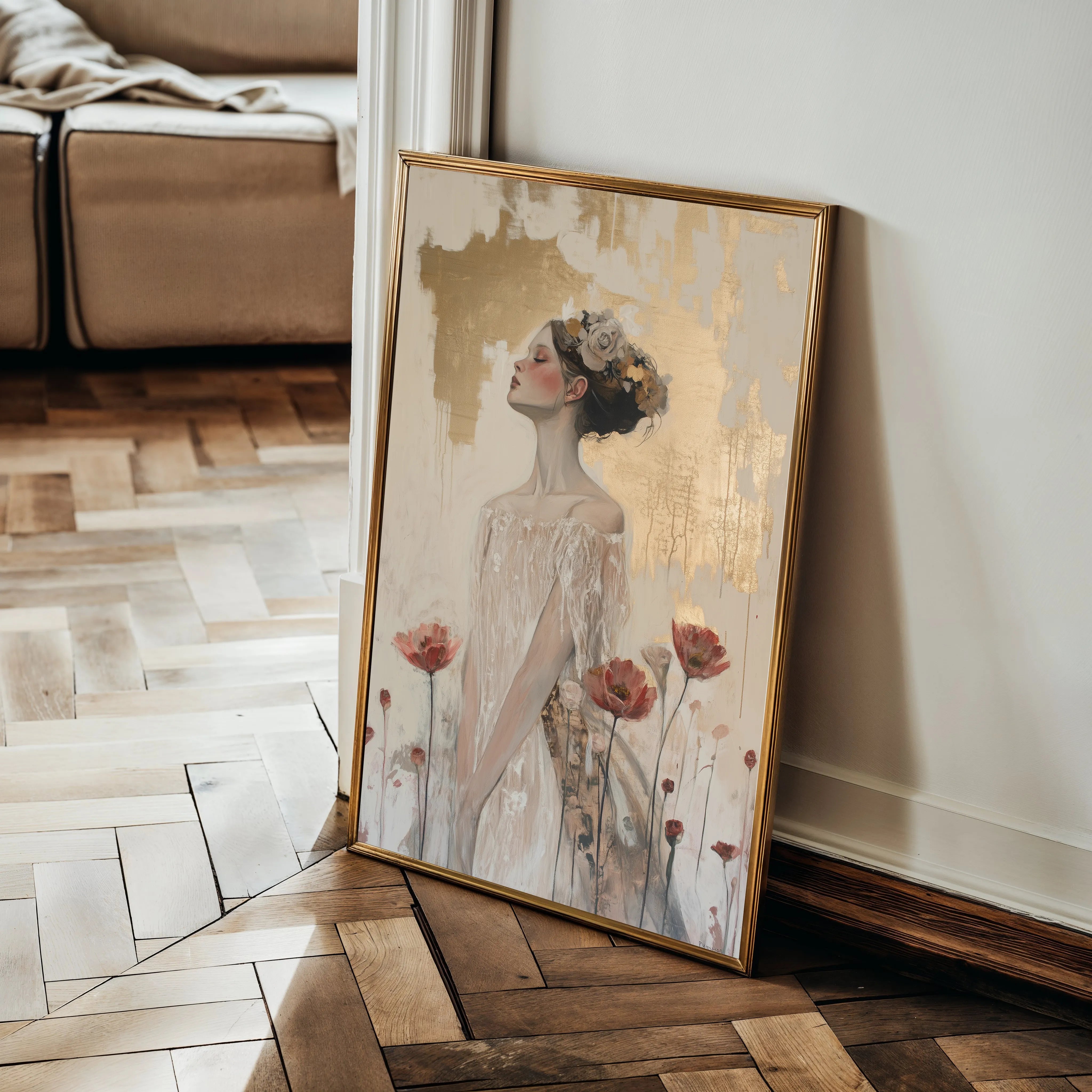 Portrait Canvas Wall Art WAD197-P 90 x 60 cm / Stretched on hidden frame