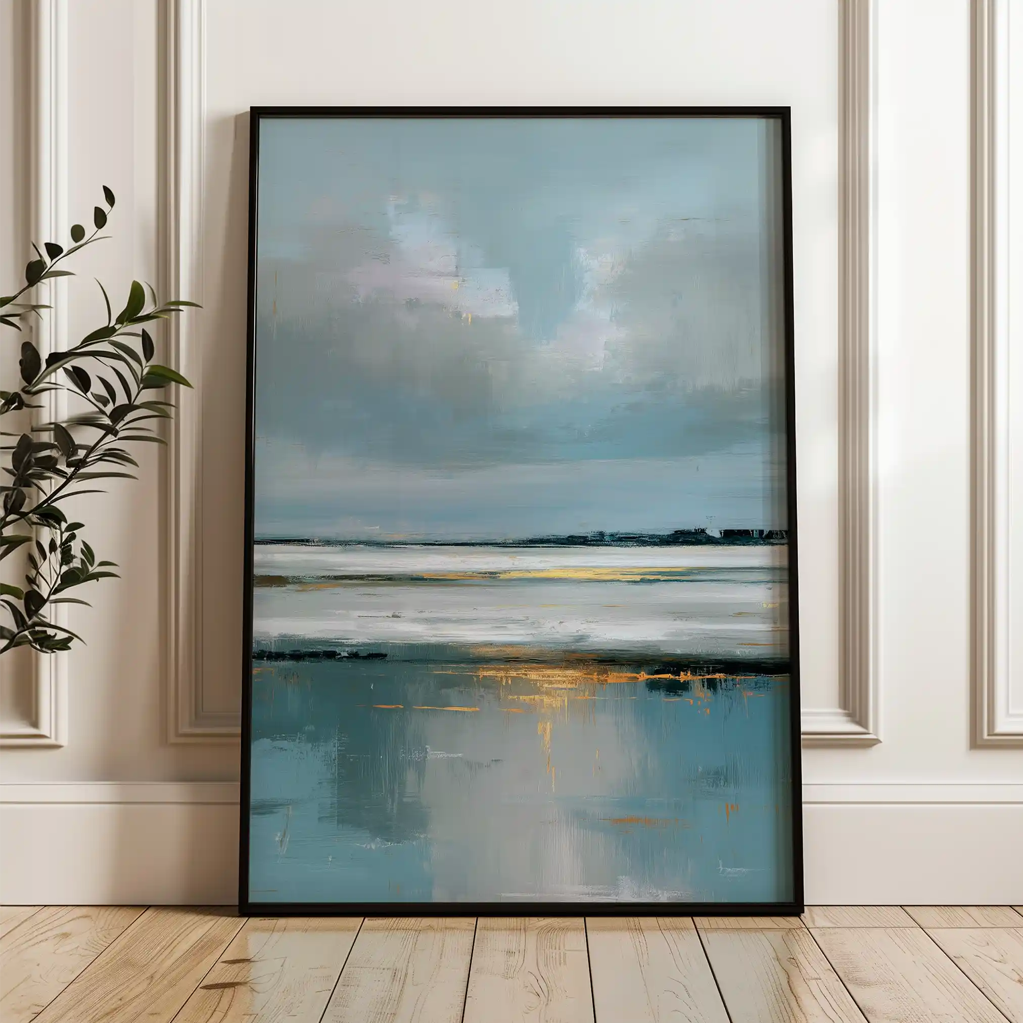 Abstract 1974 Canvas Art 60 x 40 cm / Stretched on hidden frame