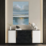 Abstract 1974 Canvas Art 60 x 40 cm / Stretched on hidden frame