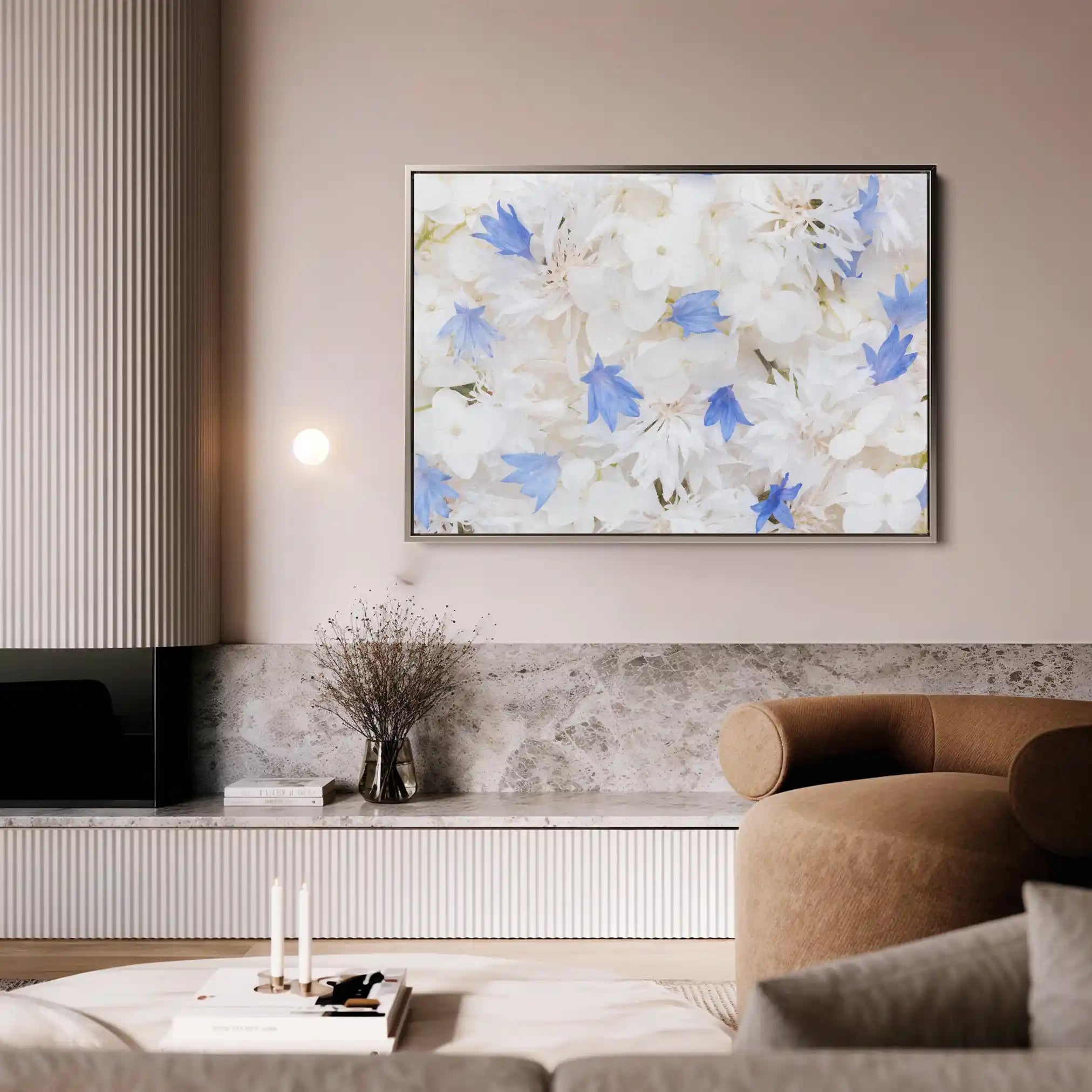 Floral Canvas Wall Art WAD198-F 90 x 60 cm / Stretched on hidden frame