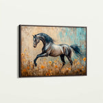 Horses 198 Canvas Art 90 x 60 cm / Stretched on hidden frame