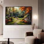 Landscape 198 Canvas Art 90 x 60 cm / Stretched on hidden frame