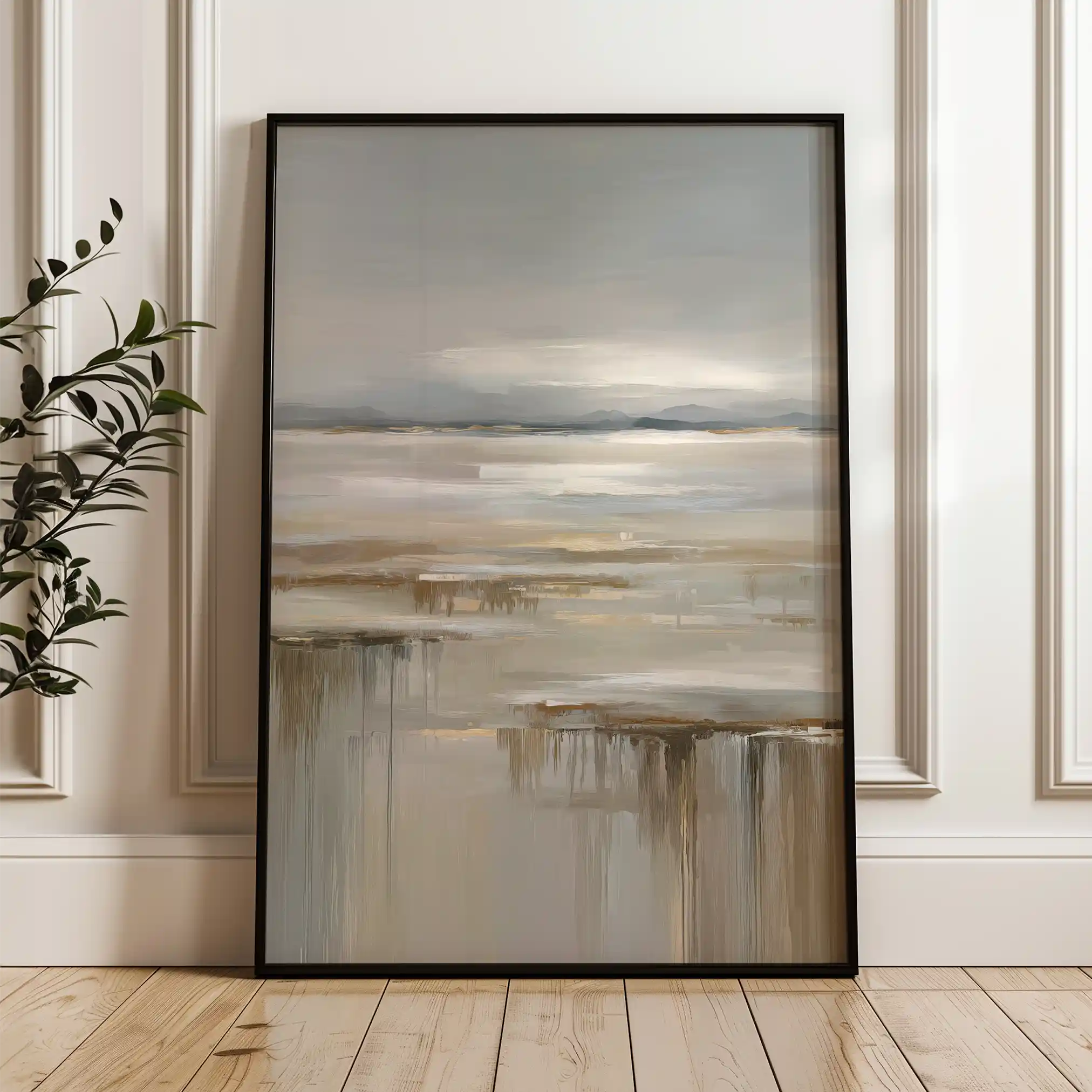 Abstract 1980 Canvas Art 60 x 40 cm / Stretched on hidden frame