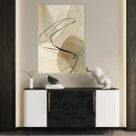 Abstract 1985 Canvas Art 60 x 40 cm / Stretched on hidden frame