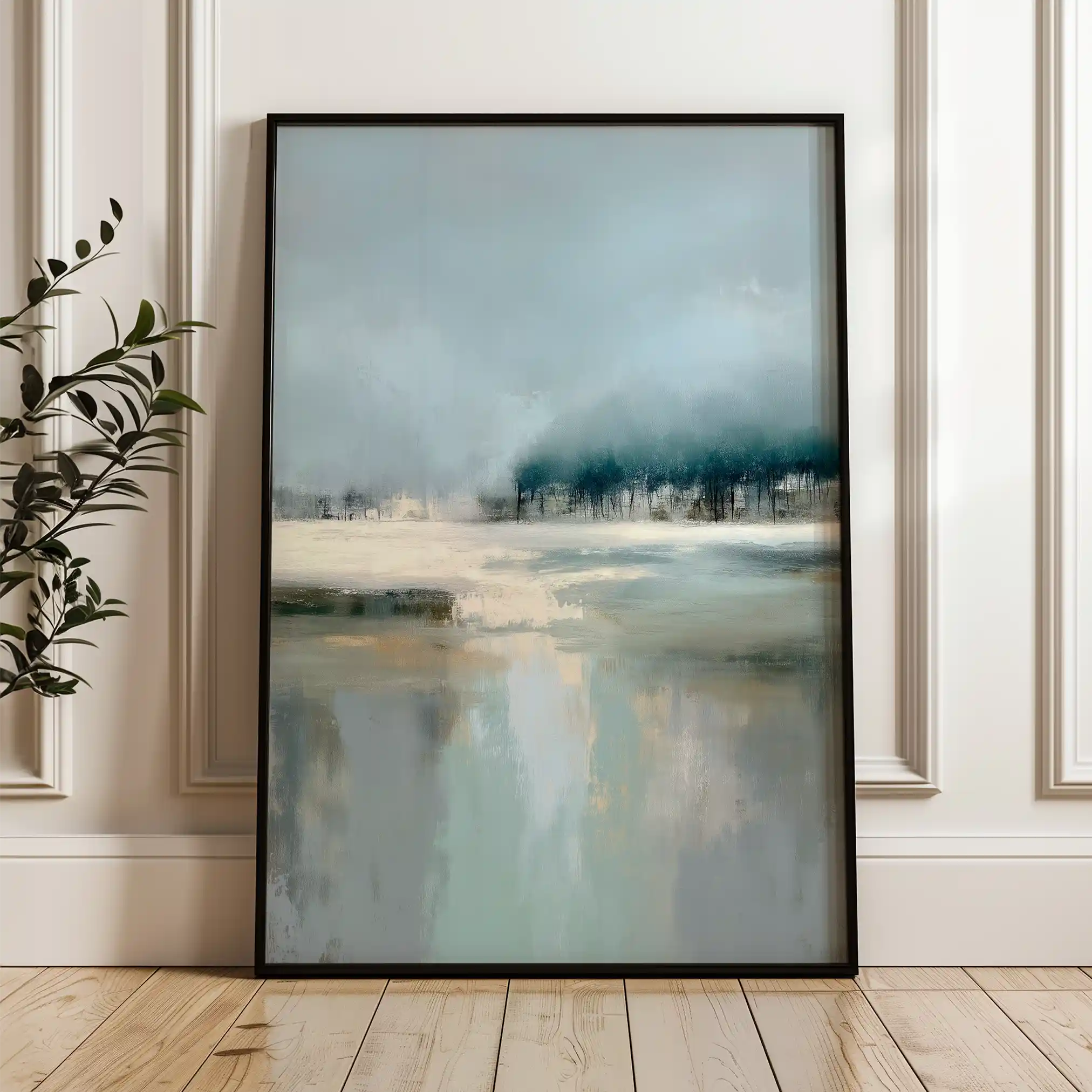 Abstract 1989 Canvas Art 60 x 40 cm / Stretched on hidden frame