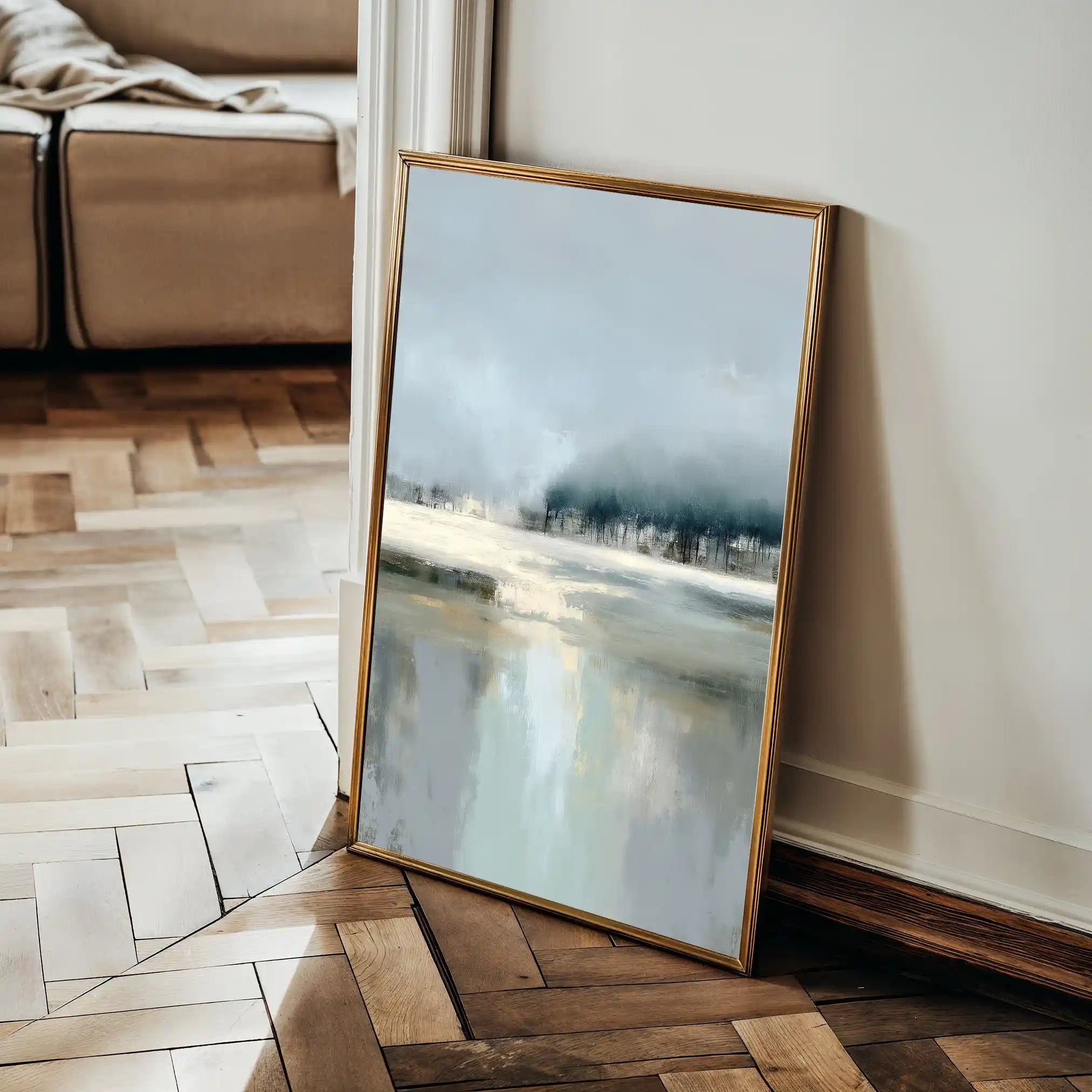 Abstract 1989 Canvas Art 60 x 40 cm / Stretched on hidden frame