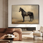Horses 199 Canvas Art 90 x 60 cm / Stretched on hidden frame