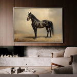 Horses 199 Canvas Art 90 x 60 cm / Stretched on hidden frame