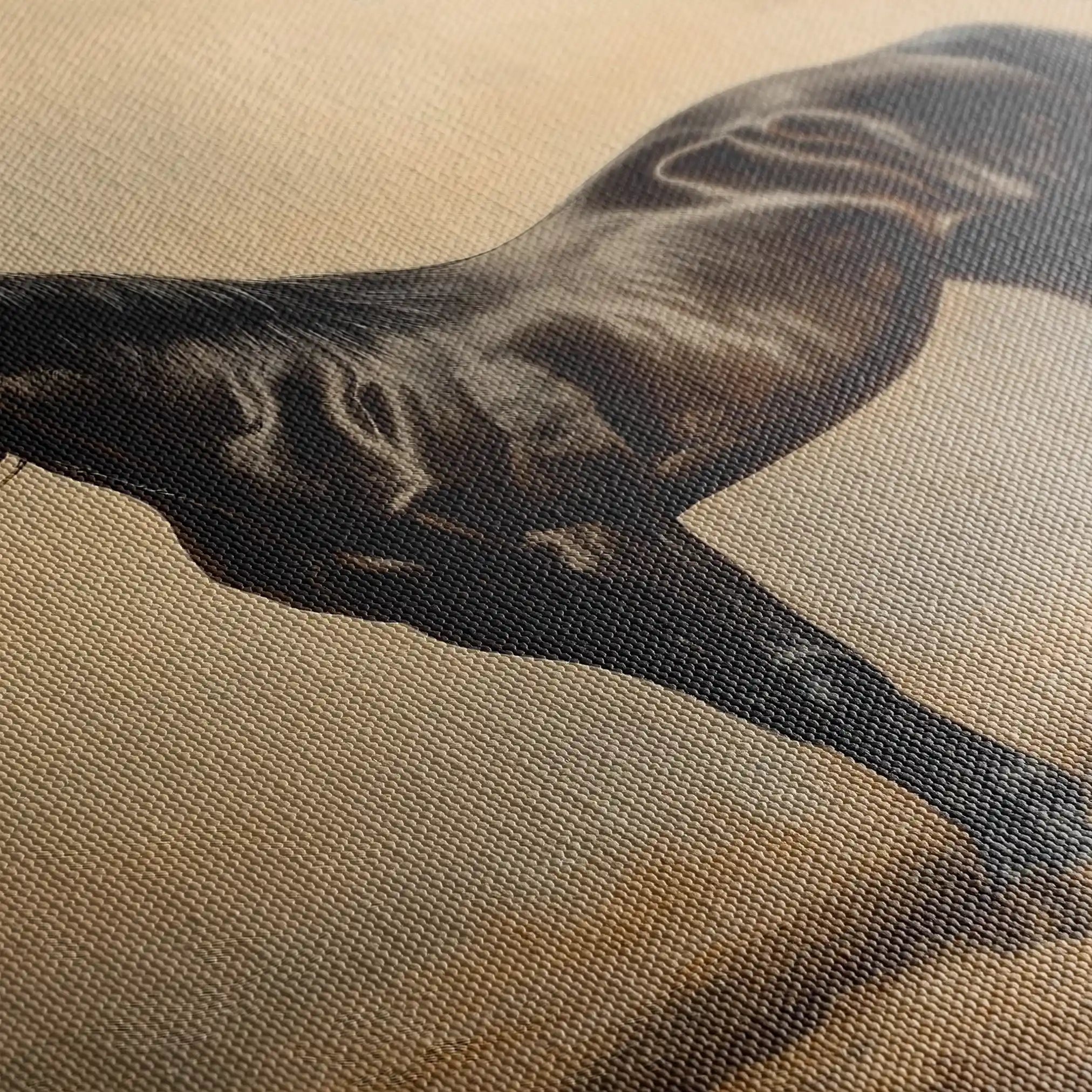 Horses 199 Canvas Art 90 x 60 cm / Stretched on hidden frame