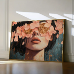 Portrait 199 Canvas Art 90 x 60 cm / Stretched on hidden frame