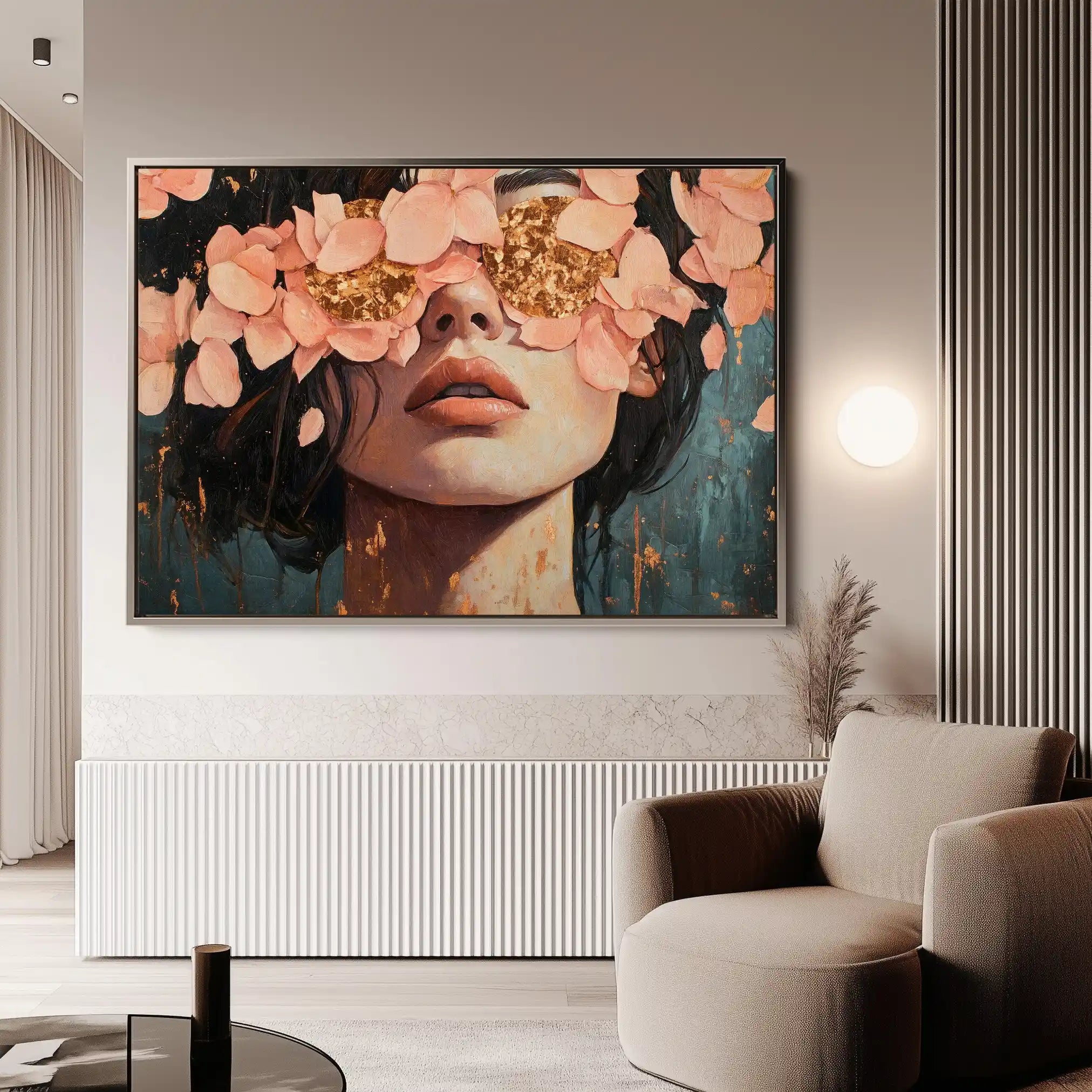 Portrait 199 Canvas Art 90 x 60 cm / Stretched on hidden frame