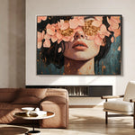 Portrait 199 Canvas Art 90 x 60 cm / Stretched on hidden frame